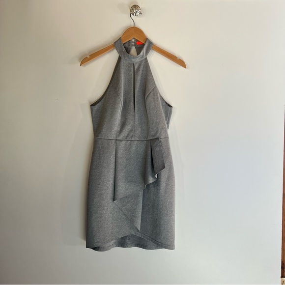 BANJUL GRAY MINI DRESS , SIZE:MEDIUM - Picture 4 of 13